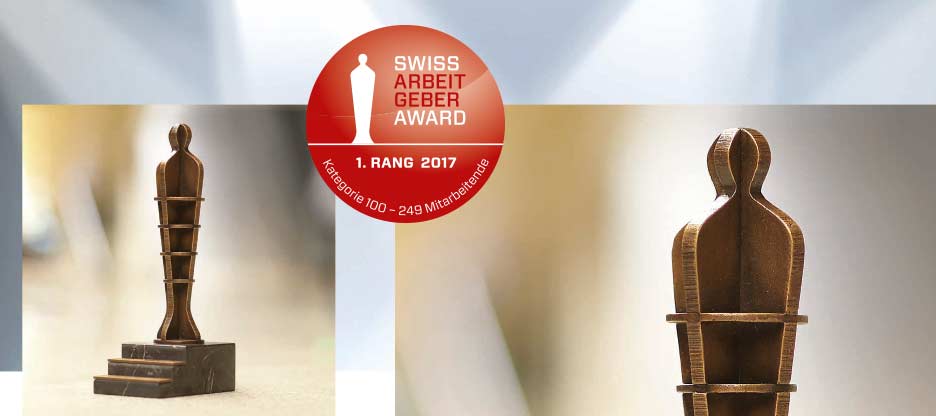 OPO Oeschger gewinnt Swiss Arbeitgeber Award 2017