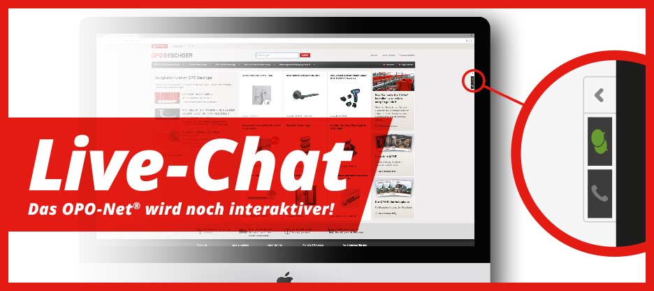 OPO-Net® Neuerungen – Live Chat