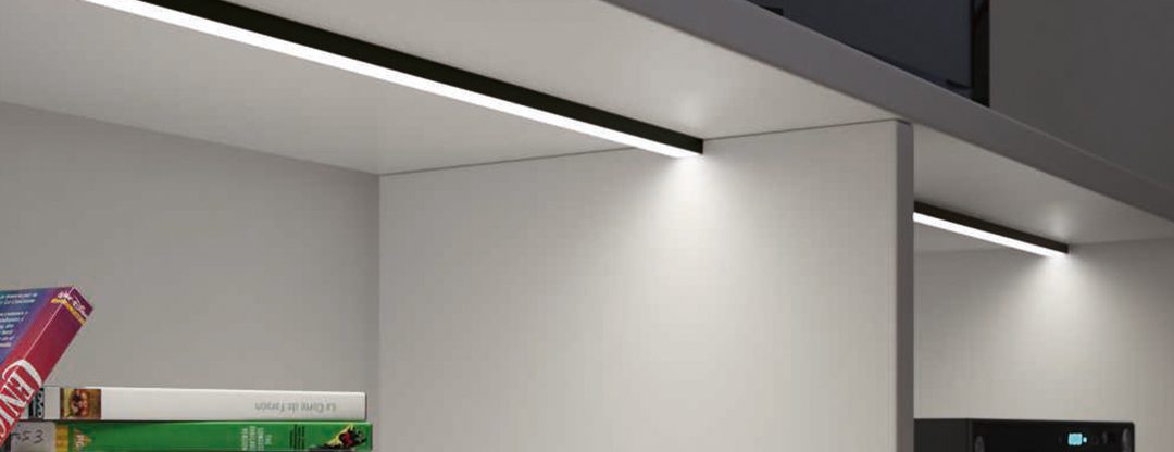 Neuheit: HALEMEIER LED-Profile mit schwarz eloxierten Profilen